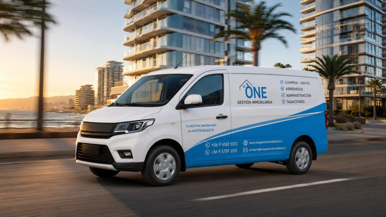 Furgón ONE Gestión Inmobiliaria